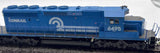 Athearn 4404 Conrail SD40 Locomotive HO SCALE kadee couplers Used Excellent