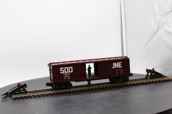 Lionel 6-9217 Soo Line Operating Boxcar O SCALE Used Excellent