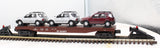 K-Line K691-2032 SP Clkassic Flat Car w/3  mercedes M -Class autos O Scale Used Excellent