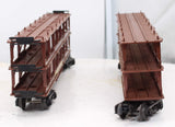 Lionel 6-16208 PENNSYLVANIA 2 Auto Carriers O Scale (NO CARS COME WITH THIS ITEM) Used