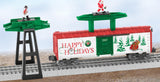 Lionel 6-36850 Santa and Snowman Christmas Happy Holidays Boxcar O SCALE NEW