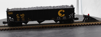 Atlas 2001809-1 Chessie System 70-Ton 3-Bay Open Hopper O Scale Like New