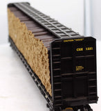 MTH 20-98211 CSX Center Beam Flat Car Premier O Scale Used