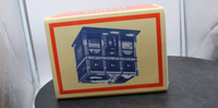 Dept 56 2202 Lionel Electric Trains Shop Snow Village  Used Excellent no light cord Damaged Box