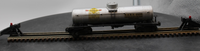 Lionel Postwar 2555 Sunoco METAL Tank Car with Flying Shoes O SCALE Used Excellent Damaged Box
