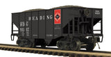 MTH Premier 20-97292 Reading 2-Bay Fish Belly Hopper Car With Coal Load O SCALE Like New