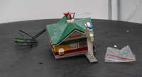 Dept 56 56.55163 Krispy Kreme Doughnut Shop Ornament for Christmas or Display Used Excellent