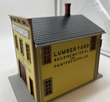 MTH Railking 30-90346 Lumber Yard 2-Story Store Front Building O SCALE Used Excellent