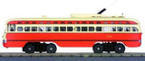 MTH Railking 30-2505-1 Pittsburgh PCC Electric Street Car With Protosound O SCALE Used Damaged Box