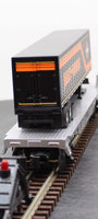 MTH Railking 30-76157 Harley-Davidson Flat Car w/40' Trailer O SCALE NEW