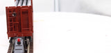 MTH Railking 30-76690 Western Maryland Flat Car - w/Bulkheads & Pipe Load O SCALE Like New