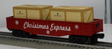 MTH 30-4207B Christmas Express Gondola w Crates O Scale Used Excellent