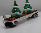 Lionel 2328270 Christmas Tree Flatcar (snow) O SCALE Like New