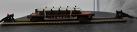 Lionel Postwar 6511 Pipe Car O SCALE Used Damaged Box as is