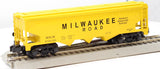 Gilbert 6-48630 MILWAUKEE ROAD 3-BAY COVERED HOPPER S Scale NEW