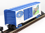 MTH Railking 30-74133 White Swan Park 40' Double Door Box Car O SCALE Like New