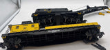MTH 20-98298, 20-98302 Pennsylvania PRR Crane Car and Crane Tender (Set of 2) O Scale Used Excellent