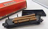 Lionel Postwar 3461 # Log Dump Car O SCALE Used Excellent Damaged Box