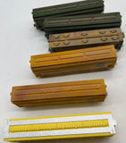 HO Scale HO2504 Set of 6 Chicago Northwestern CNW Hoppers Assorted Some Weathered As Is Kadee Couplers Used Excellent No Box