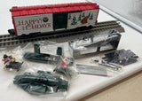 Lionel 6-36850 Santa and Snowman Christmas Happy Holidays Boxcar O SCALE NEW