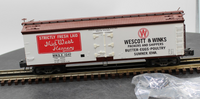 K-Line K742-8028 Mid West Hennery Wood Sided Reefer O Scale Used Excellent