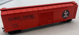 Athearn IC37869 IC Illinois Central Orange boxcar 50 ft HO SCALE Used Excellent