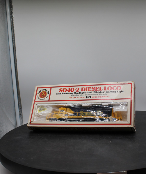 Bachmann 41-670-02 SANTA FE YELLOW / BLUE DIESEL SD40-2 HO SCALE Like New