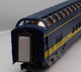 MTH 20-20452b Alaska 70' Full Vista Dome Passenger Car Scale O SCALE Like New