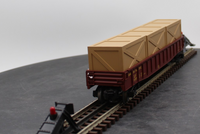 MTH 30-7208 Union Pacific Semi-Scale Gondola & 3 Crates O SCALE Like New