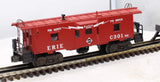 Lionel 6-19742 ERIE Bay Window Caboose Crewtalk 301 O Scale Like New