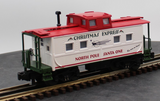 MTH Railking 30-4107C Christmas Steel Caboose O SCALE Like New