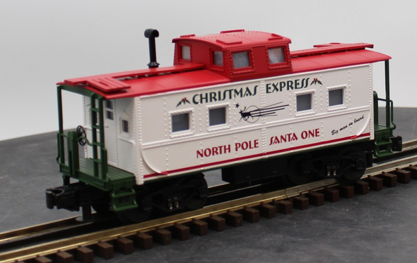 MTH Railking 30-4107C Christmas Steel Caboose O SCALE Like New