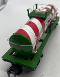 MTH Rugged Rails 33-7326 Christmas Tank Car O SCALE Like New