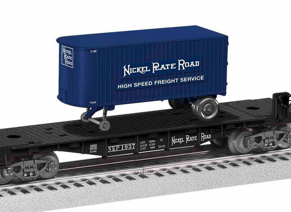 Lionel 1928550 Nickel Plate TOFC Flatcar O SCALE NEW
