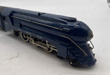 Gilbert American Flyer Gilbert 350 ROYAL BLUE Pacific Locomotive S Scale Used Excellent No Box