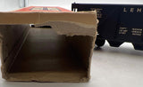 Lionel Postwar 6436 Black Lehigh Valley Hopper Car O SCALE Used Excellent Damaged Box