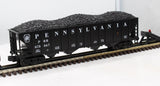 MTH Premier 20-90003d Pennsylvania Premier 4 Bay Hopper W/Coal Load O SCALE Like New