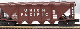 Lionel 6-19319 UNION PACIFIC 4-BAY COVERED HOPPER O SCALE Used