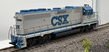 Athearn 4724 CSX GP40-2 Powered HO Scale Used Excellent