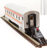 MTH 30-6103S-3 Santa Fe Streamlined Observation Car O SCALE Like New Damaged Box
