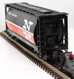 MTH 20-90027 B NH 3Bay Cylindrical Closed Hopper Car O SCALE Like New