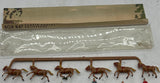Merten 847 Horses and Riders German HO SCALE Used Excellent Damaged Box missing rider as is