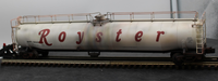 Atlas 6403-1 Royster ACF 33,000 GALLON TANK CAR O SCALE 3 rl WEATHERED AS IS Used Excellent