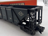 Lionel Postwar 6436 Black Lehigh Valley Hopper Car O SCALE Used Excellent Damaged Box