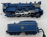 MTH Railking 30-1246-1 Jersey Central 4-6-2 Bantam Pacific Steam Engine Blue Comet Proto-Sound 2.0 Rugged Rails semi scale starter locomotive O SCALE Like New Damaged Box