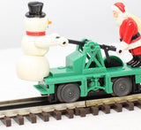 Lionel 6-18422 Santa & Snowman Handcar O Scale Like New