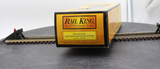 MTH Railking 30-7209 Pennsylvania Car Semi Scale Gondola & 3 crates no. 367829 O-27 Scale. O SCALE Like New