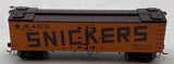 MTH 81-94007 Mars Snickers R40-2 Woodside Reefer Car - HO Scale Used Excellent