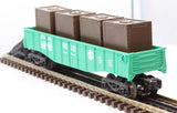 K-Line K-6516 TCA Toy Train Museum Gondola w/Crates O SCALE Like New