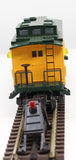 MTH Railking 30-7707 Chicago & North Western Woodsided Caboose Car Illuminated O SCALE Like New No Box